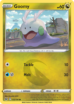 Goomy #132/196 Common (Reverse Holofoil) / Lost Origin