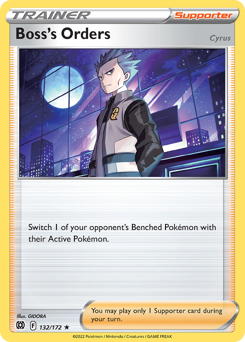 Boss's Orders #132/172 Holo Rare (Reverse Holofoil) / Brilliant Stars
