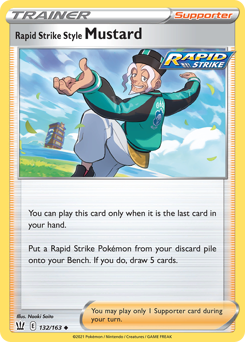 Rapid Strike Style Mustard #132/163 Uncommon / Battle Styles