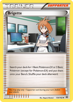 Brigette #134/162 Uncommon (Reverse Holofoil) / BREAKthrough