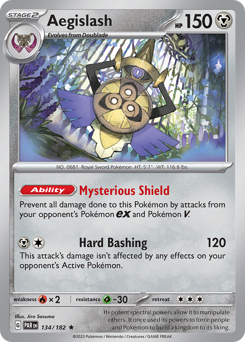 Aegislash #134/182 Rare (Reverse Holofoil) / Paradox Rift