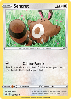 Sentret #135/189 Common / Darkness Ablaze