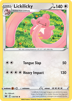 Lickilicky #139/196 Uncommon / Lost Origin