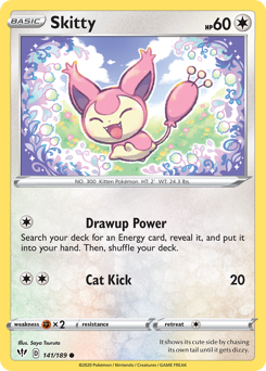 Skitty #141/189 Common / Darkness Ablaze