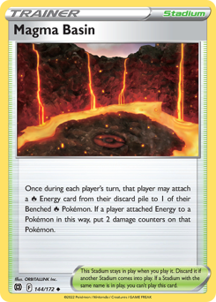 Magma Basin #144/172 Uncommon / Brilliant Stars