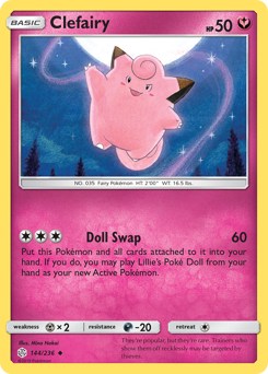 Clefairy #144/236 Uncommon / Cosmic Eclipse
