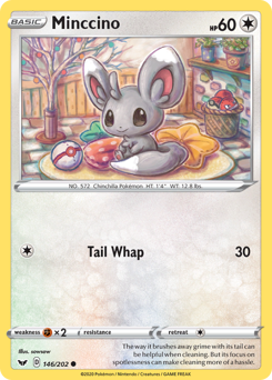 Minccino #146/202 Common / Sword & Shield