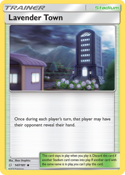 Lavender Town #147/181 Uncommon / Team Up