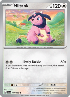 Miltank #147/182 Common (Reverse Holofoil) / Paradox Rift