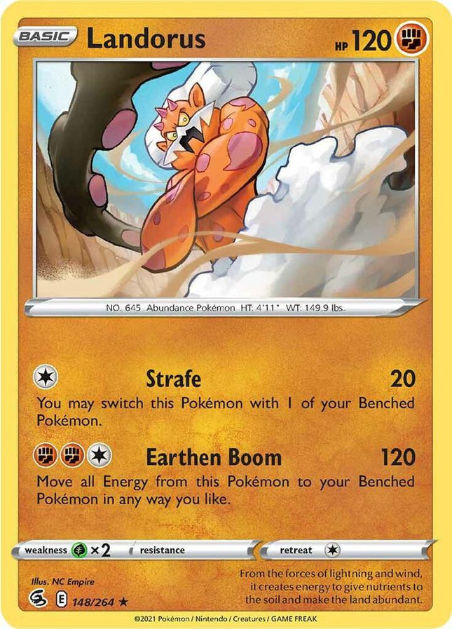 Landorus #148/264 Holo Rare (Holofoil) / Fusion Strike