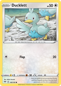 Ducklett #148/189 Common / Darkness Ablaze