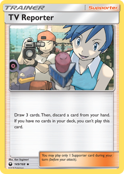 TV Reporter #149/168 Uncommon / Celestial Storm
