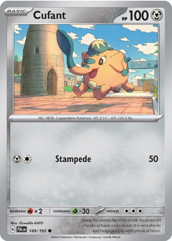 Cufant #149/193 Common (Reverse Holofoil) / Paldea Evolved