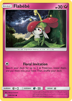Flabébé #149/236 Common (Reverse Holofoil) / Cosmic Eclipse