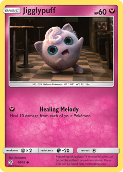 Jigglypuff #14/18 Common (Holofoil) / Detective Pikachu
