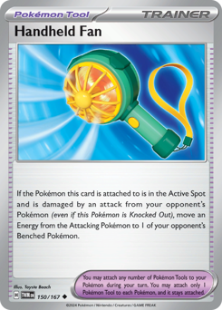 Handheld Fan #150/167 Uncommon (Reverse Holofoil) / Twilight Masquerade
