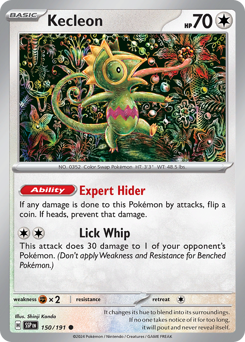 Kecleon #150/191 Common (Reverse Holofoil) / Surging Sparks