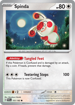 Spinda #151/182 Common / Paradox Rift
