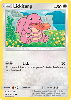 Lickitung #152/214 Common / Unbroken Bonds