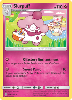 Slurpuff #154/236 Rare (Normal) / Cosmic Eclipse