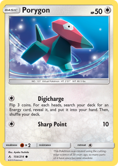 Porygon #154/214 Common / Unbroken Bonds