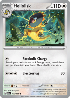 Heliolisk #155/191 Common / Surging Sparks