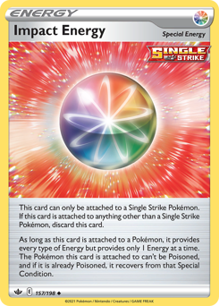 Impact Energy #157/198 Uncommon (Reverse Holofoil) / Chilling Reign