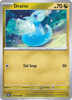 Dratini #157/197 Common / Obsidian Flames