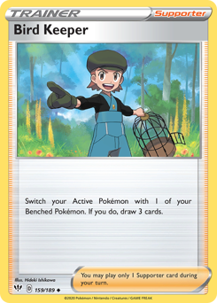 Bird Keeper #159/189 Uncommon / Darkness Ablaze