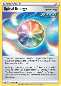 Spiral Energy #159/198 Uncommon (Reverse Holofoil) / Chilling Reign