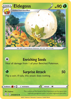 Eldegoss #15/72 Uncommon / Shining Fates