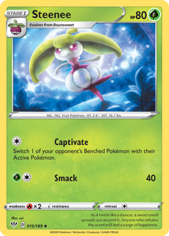 Steenee #015/189 Uncommon / Darkness Ablaze