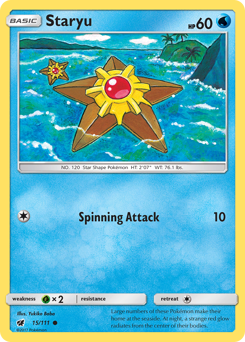 Staryu #015/111 Common / Crimson Invasion
