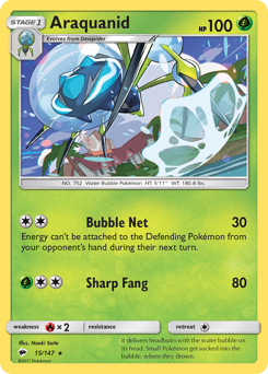 Araquanid #015/147 Rare (Reverse Holofoil) / Burning Shadows