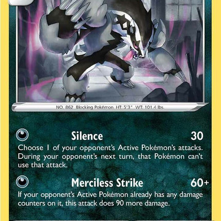 Galarian Obstagoon #210/264 Holo Rare (Holofoil) / Fusion Strike