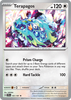 Terapagos #161/191 Rare (Holofoil) / Surging Sparks