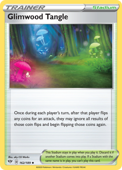 Glimwood Tangle #162/189 Uncommon (Reverse Holofoil) / Darkness Ablaze