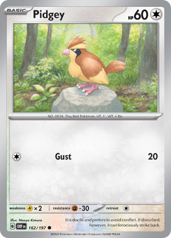 Pidgey #162/197 Common / Obsidian Flames