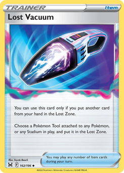 Lost Vacuum #162/196 Uncommon (Reverse Holofoil) / Lost Origin