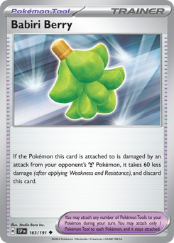 Babiri Berry #163/191 Uncommon / Surging Sparks