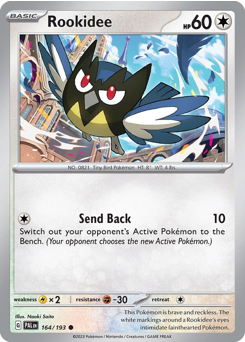 Rookidee #164/193 Common (Reverse Holofoil) / Paldea Evolved