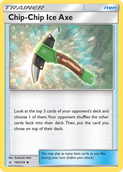 Chip-Chip Ice Axe #165/214 Uncommon / Unbroken Bonds