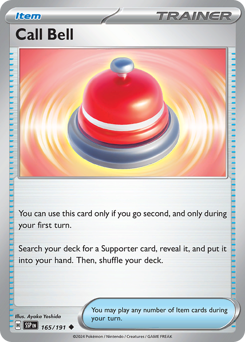 Call Bell #165/191 Uncommon / Surging Sparks