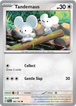 Tandemaus #166/193 Common (Reverse Holofoil) / Paldea Evolved