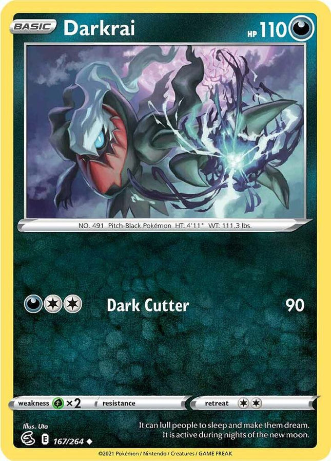 Darkrai #167/264 Uncommon (Reverse Holofoil) / Fusion Strike