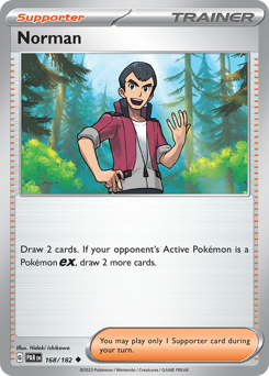 Norman #168/182 Uncommon (Reverse Holofoil) / Paradox Rift