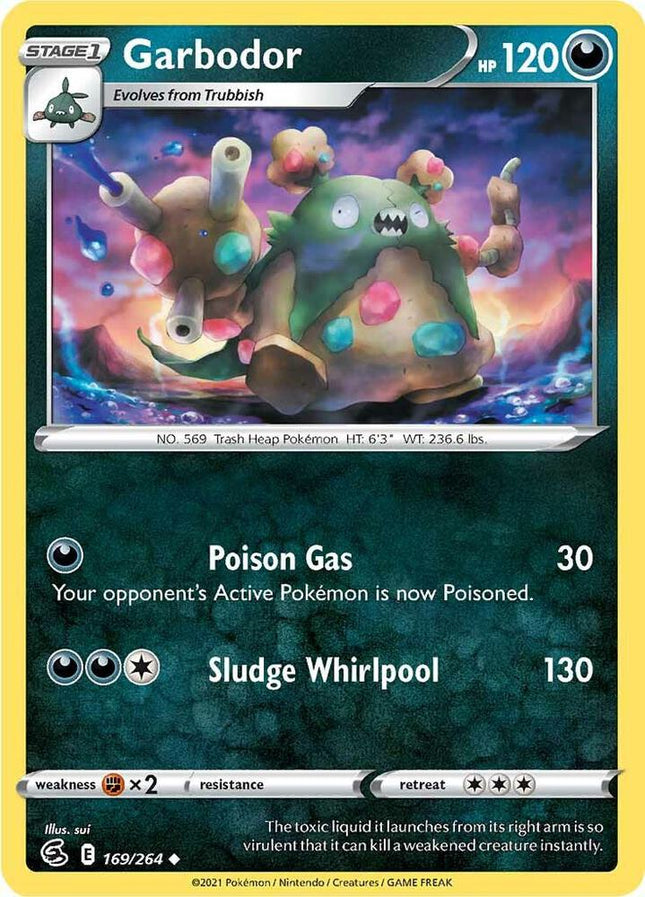 Garbodor #169/264 Uncommon (Reverse Holofoil) / Fusion Strike