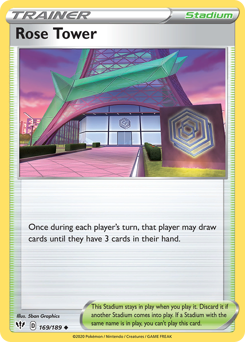 Rose Tower #169/159 Uncommon (Reverse Holofoil) / Darkness Ablaze