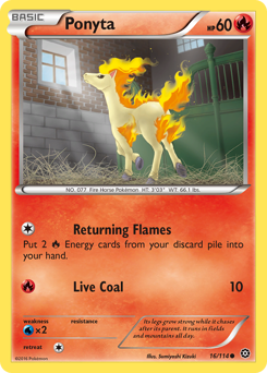 Ponyta #016/114 Common / Steam Siege