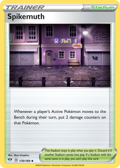 Spikemuth #170/189 Uncommon / Darkness Ablaze